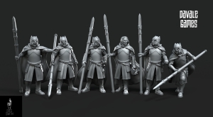 Court Guards of Grey Castle mit Speeren